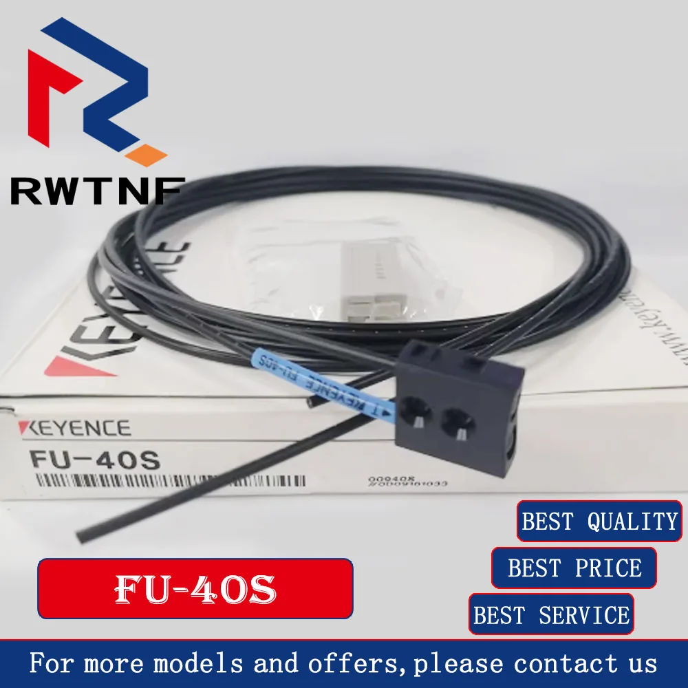 Brand New Genuine FU-40S KEYENCE optical fiber sensor, defining a reflective transparent object detection line，warehouse stock