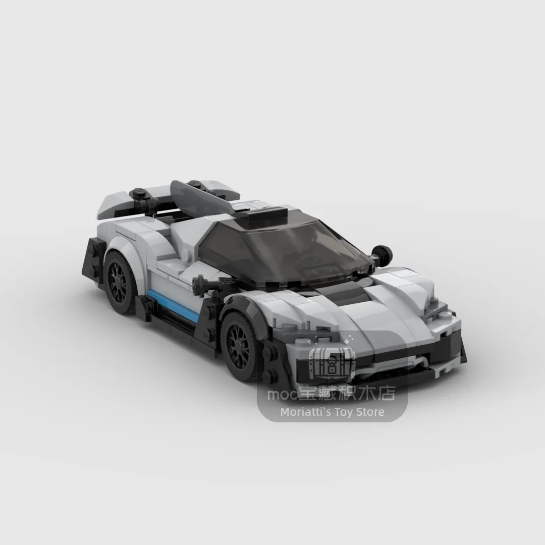 MOC Benz ONE racing sports car Vehicle Speed Champion Racer Building Blocks Brick Creative Garage Toys for Boys