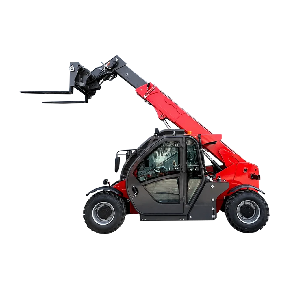 Versatile Telescopic Forklift with Forks for Farm Yard and Material Storage