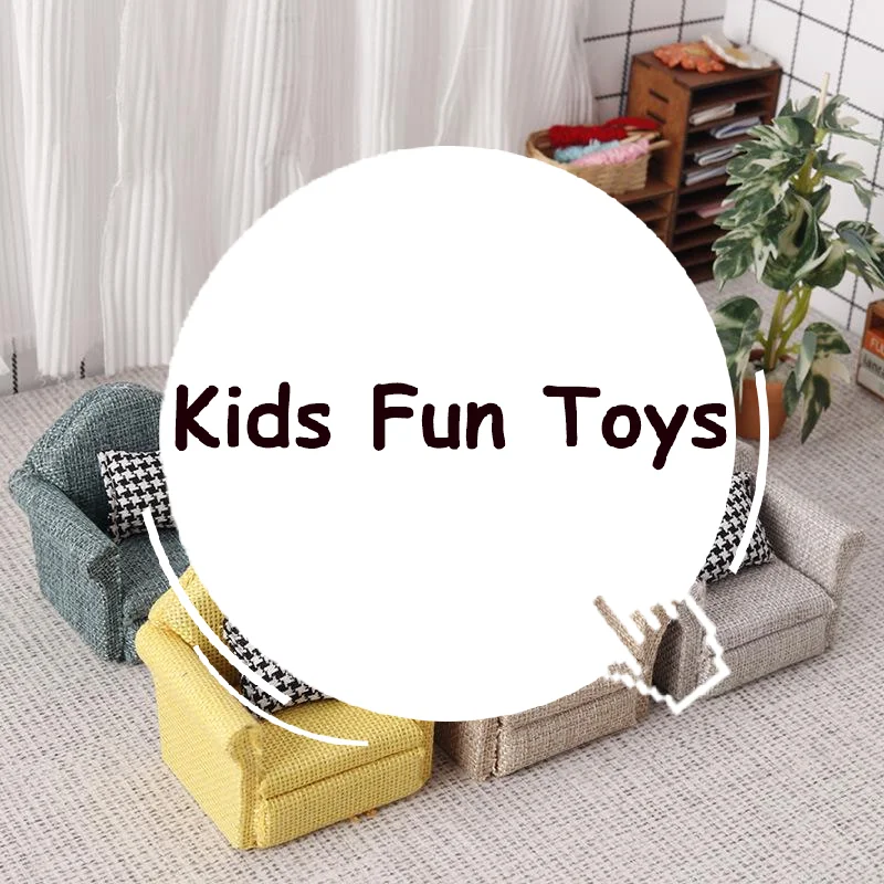 1/12 ドールハウスミニ亜麻ソファスロー枕モデルドールハウス家具装飾ドールハウスホームシーン装飾アクセサリー