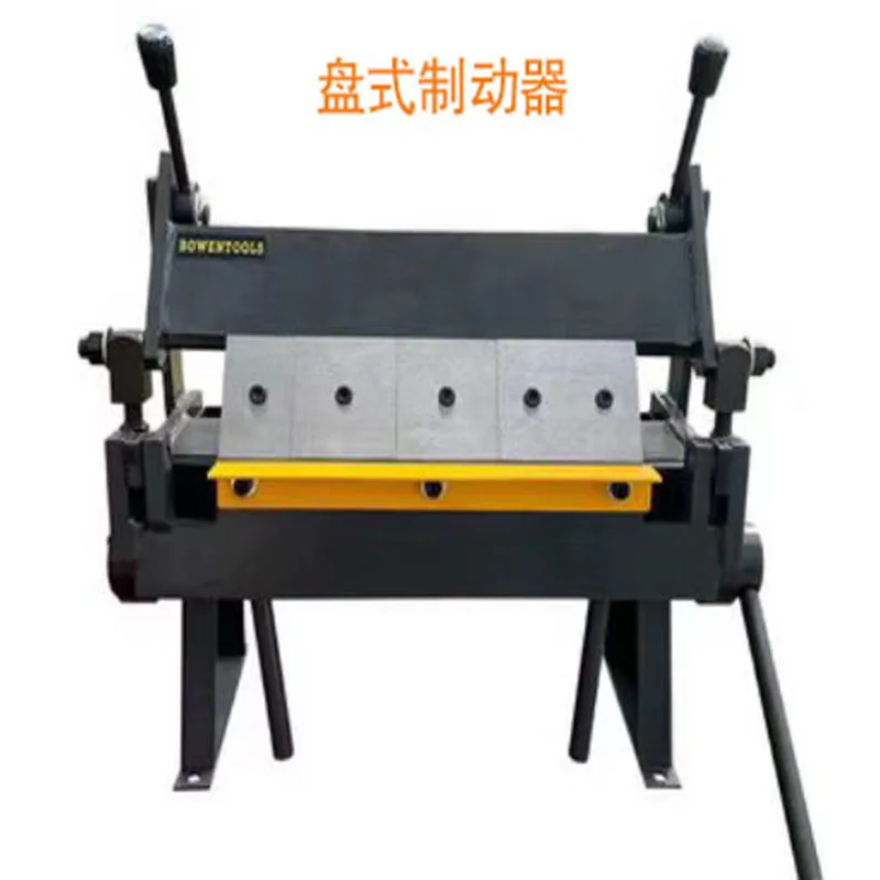 Bending machine Manual folding machine Thin plate diamond mesh white iron sheet bending machine Removable segmented