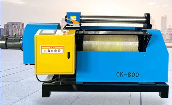 CNC dois rolo placa Rolling Machine, totalmente automático, sem borda reta