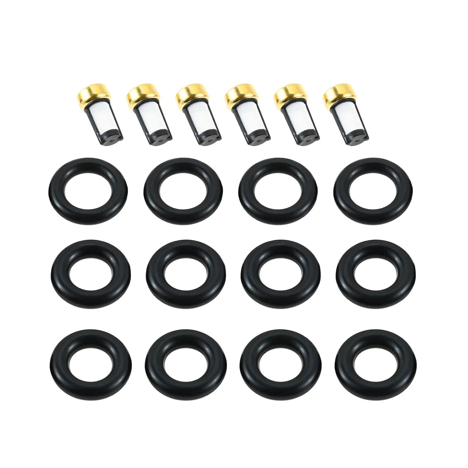 6 Sets 7531634 Fuel Injectors Seals Repair Kit Replacement Part 7531634 / FJ748 / 18600-05181357 High Quality Rubber