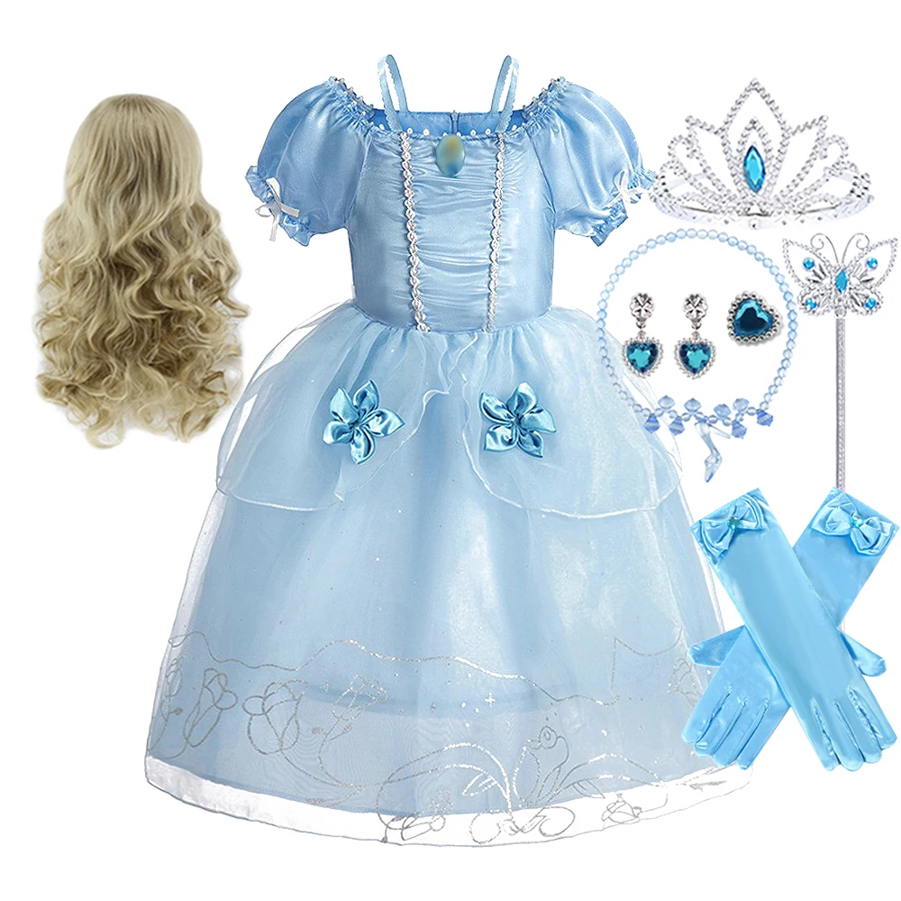 

Костюм Золушки для девочек, праздничное платье для детей