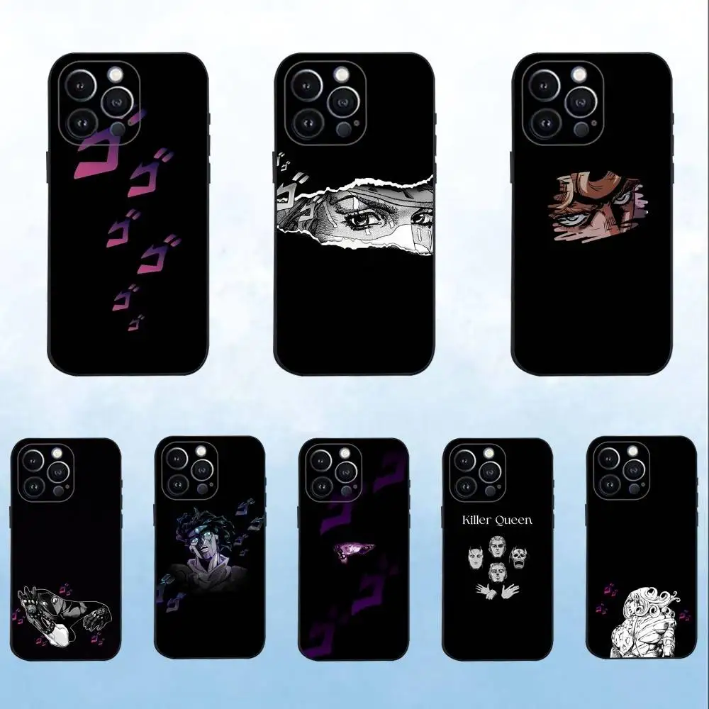 

Epc Hot JoJo Phone Case For iPhone 16,15,14,13,12,11 Plus,Pro Max,XS,X,XR,SE,Mini,8,7,Soft Silicone Black Cover