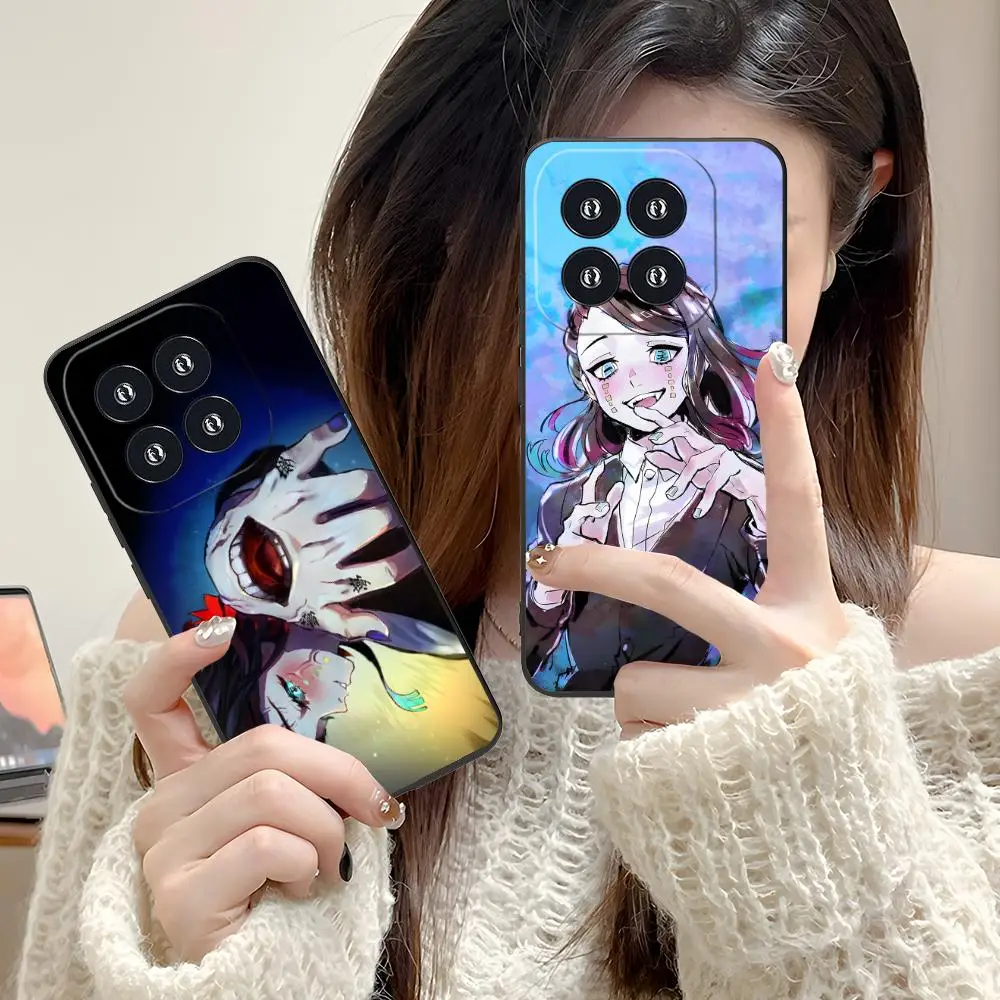 

Demon Slayer Enmu Tamio Phone Case for Xiaomi 15 14 13 12 Mi 11 T Ultra Lite Pro S X 5G Colour Printing Cellphones Cover Luxury