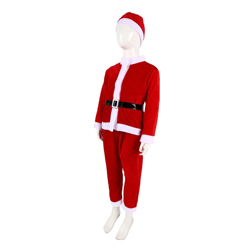 Christmas Cosplay Costume Santa Claus Disguise Full Set Xmas Outfits Halloween Carnival Party New Year Stage Clothes Role Play