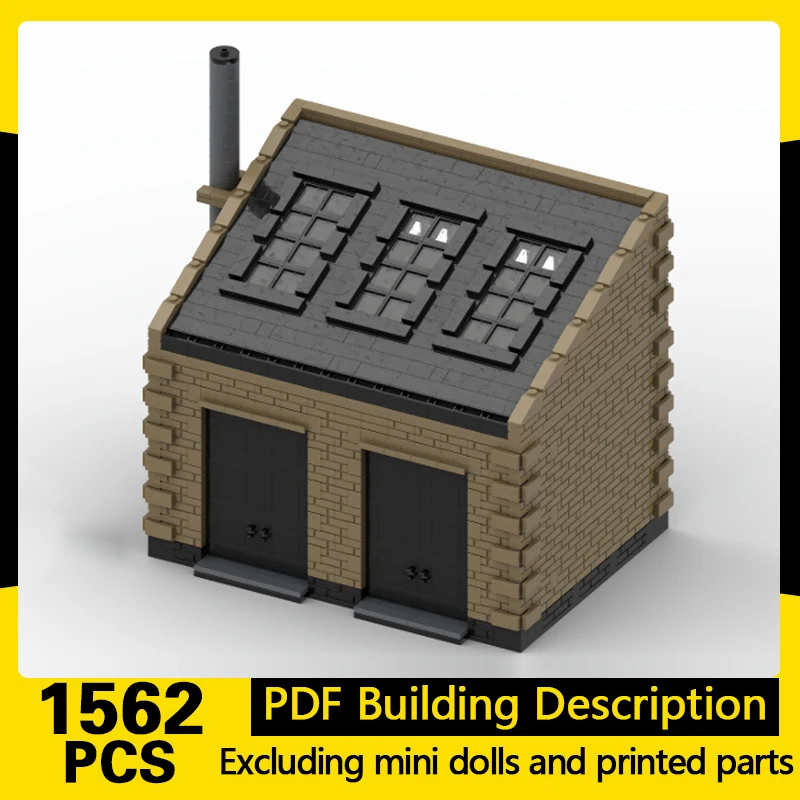City Street View Model MOC Building Bricks Factory Unit 1 Modular Technology Gifts Holiday Assemble Children Toys Suit