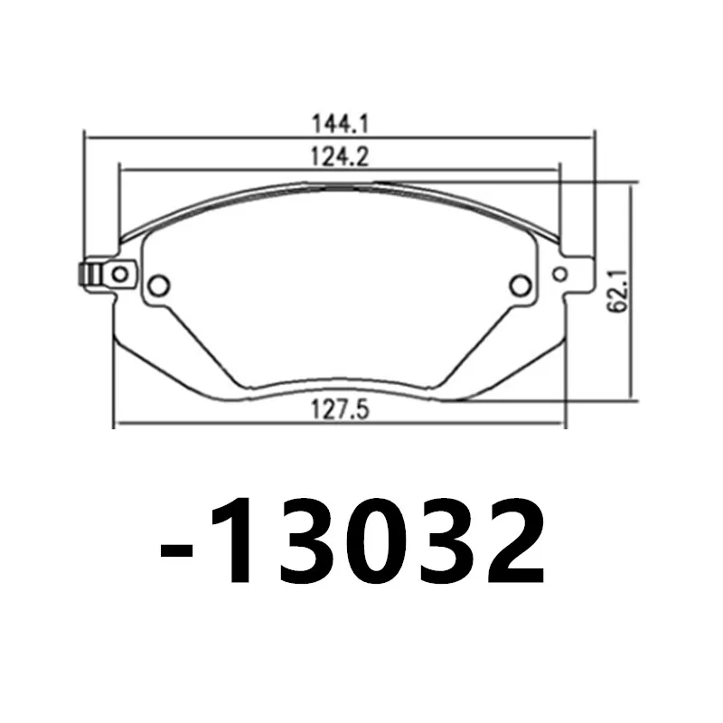 Front Brake Pad Car-13032 Haval H6 (Second Generation 2018-) F5/H4/Wey Wei Brand/Vv6/Vv5/Jac Ievs4 Accessories Brake Pads