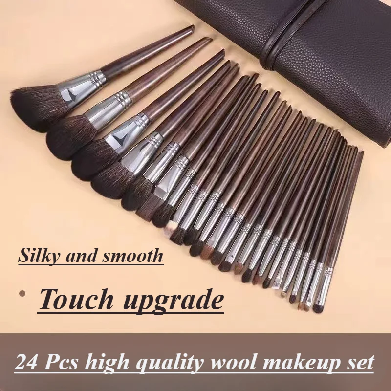 

2024 Makeup Brush Set - Mascara Brush Series - High quality Animal/Fiber Beauty pen - Professional makeup tools, brushes