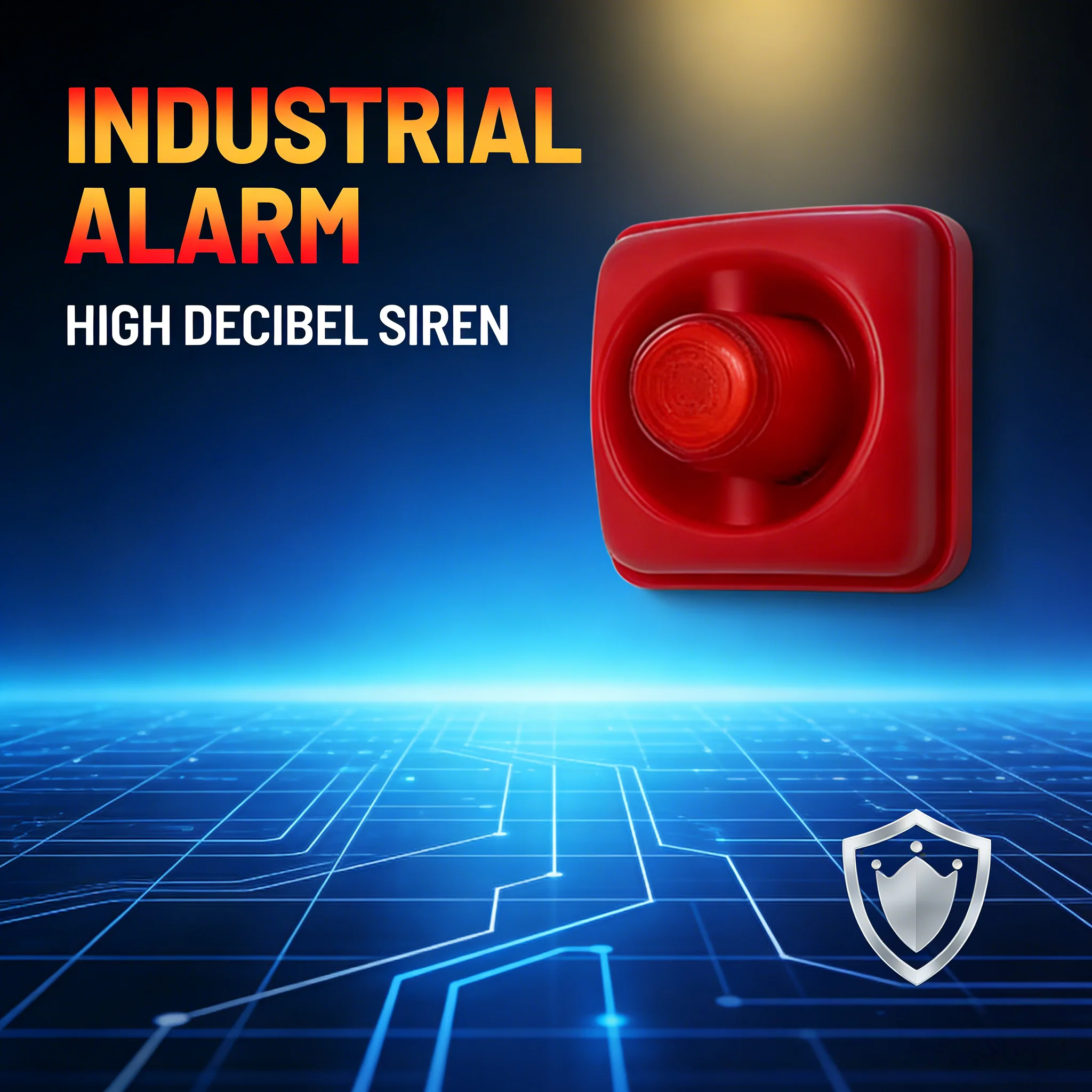 

Простая система двойной сигнализации установки на DIN-рейку, сертифицированный CE, светодиодный стробоскоп 115 дБ + сигнализация отключения электроэнергии, 220 В/380 В для ПЛК/GSM