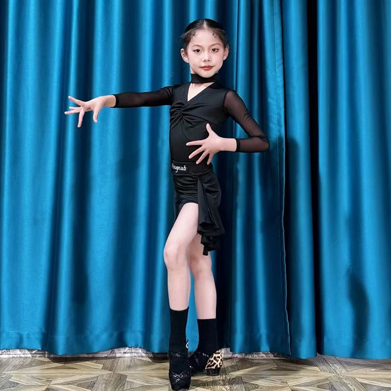 jupe-superieure-a-manches-longues-et-col-en-v-robe-fendue-de-danse-latine-chacha-rumba-costumes-de-spectacle-pour-filles-costume-de-competition-dql11625