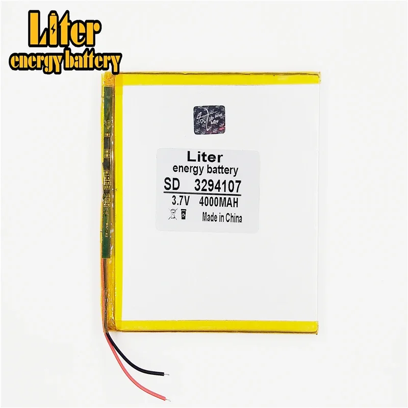 كمبيوتر لوحي 3294107 ، 3.7 فولت ، 4000 مللي أمبير ، بطارية ليثيوم أيون بوليمر ، للكمبيوتر اللوحي ، 7 بوصة ، 8 بوصة ، 9 بوصة