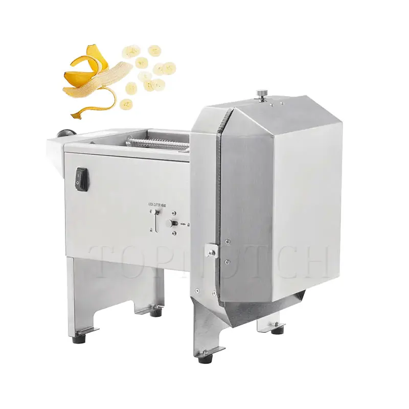 ماكينة تقطيع الموز الكهربائية الأوتوماتيكية متعددة الوظائف ماكينة تقطيع رقائق الموز والخيار ماكينة تقطيع الموز التجارية