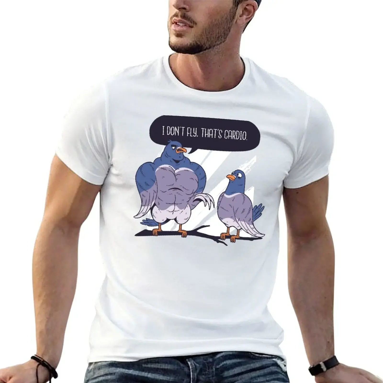 PIGEON FUNNY T-Shirt Anime t-shirt funny shirt cotton custom shirt new edition black t shirts for men