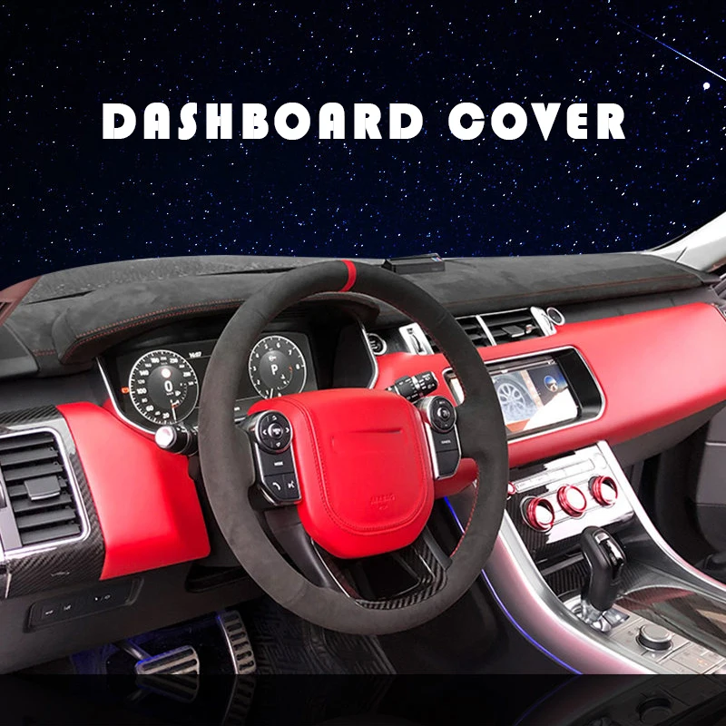Custom in Alcantara Car Dashboard Top Cover for Land Rover Range Rover Sport 2016-2020 Mat Shade Cushion Pad Carpets Car-styling