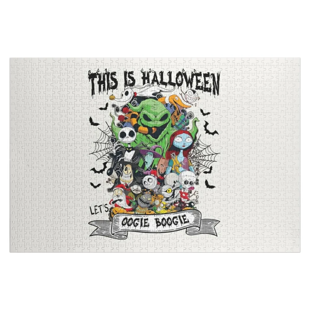 H a l l o w ee n Jigsaw Puzzle Customizable Gift Customizable Child Gift Personalised Name Custom Wooden Gift Puzzle