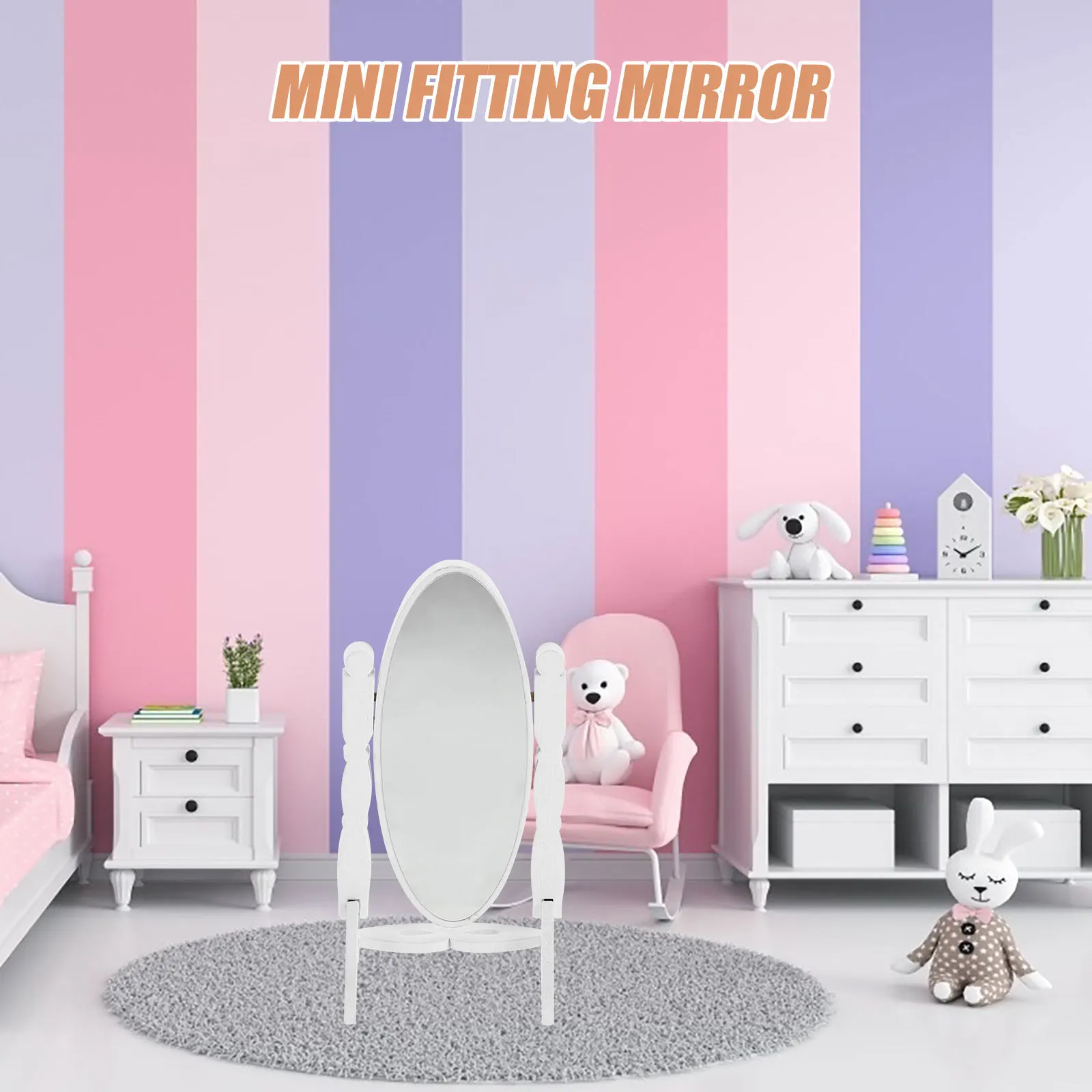 

Mini Vanity Mirror Portable Foldable Makeup Mirror Small Size Compact Desktop Cosmetology Tool Fashionable Beauty Accessory