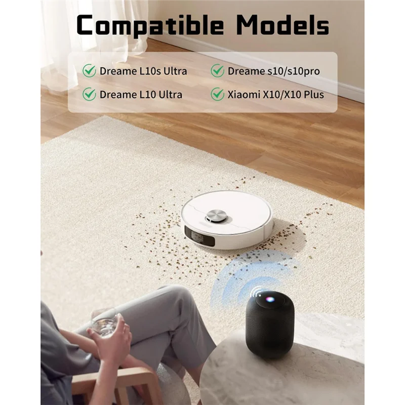 Dreame L10s Ultra/L10 울트라 로봇 진공 청소기 메인 사이드 브러시 Hepa 필터 걸레 천 교체 예비 부품 액세서리 용 A20M