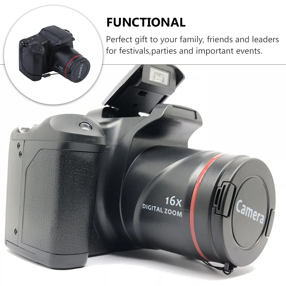 2.4 Inch Digital Zoom Video Camcorder Full HD 1080P Digital Point Shoot With 16X Zoom Shake