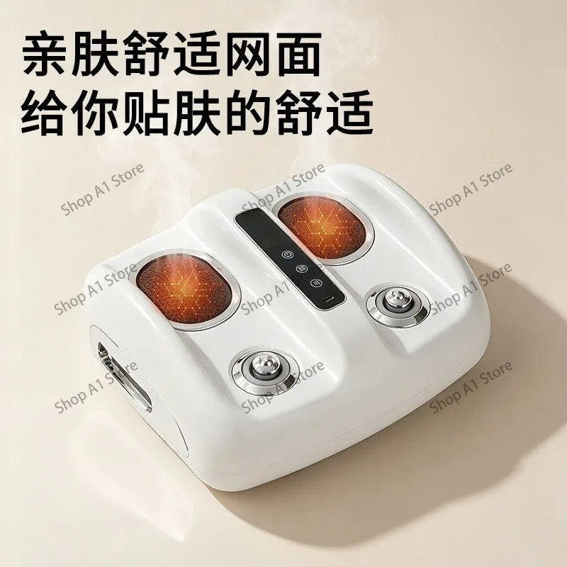 Multifunctional foot massager, constant temperature hot compress foot roller massager, home office foot relaxation instrument