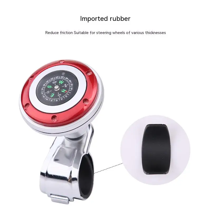 New 360 Steering Wheel Knob Ball Auto Spinner Knob Car Steeringbooster Silicone Power Steering Handle Ball Booster Strengthener