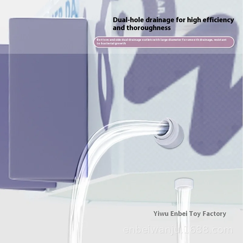 Dziecięcy basen bez pompowania Składany Wytrzymały Ekologiczny Zewnętrzny Rodzinny Duży