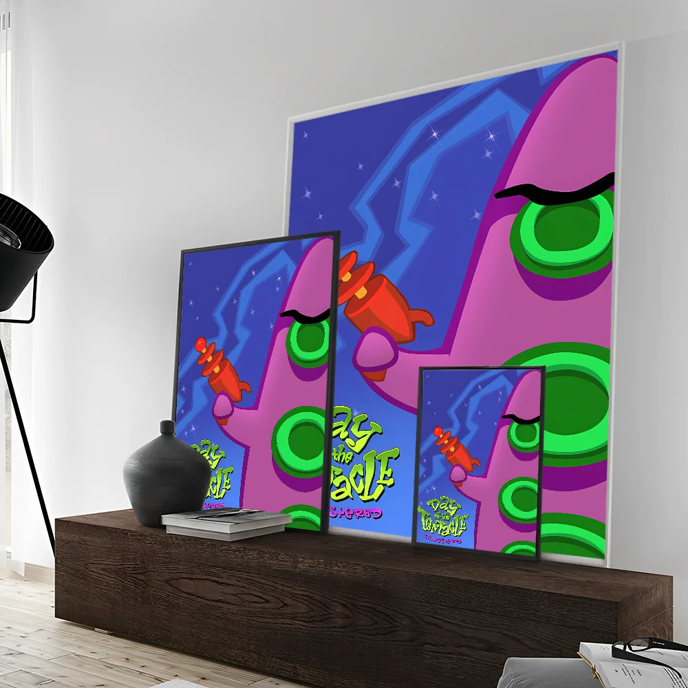 Day of the Tentacle Classic Vintage Posters Whitepaper Prints Posters Artwork Kawaii Room Decor