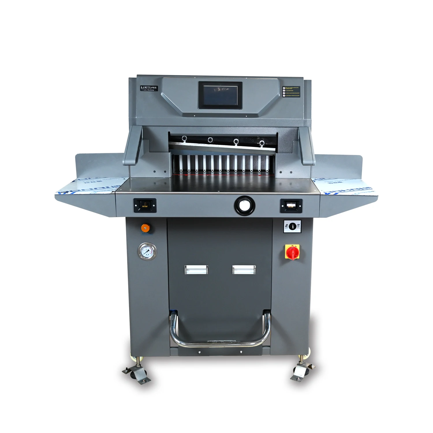 Buy Industrial Hydraulic Cutting Machine Front 5010PX Heavy Duty Guillotine Paper Cutter A3 Automatic 490 Mm Programable Control