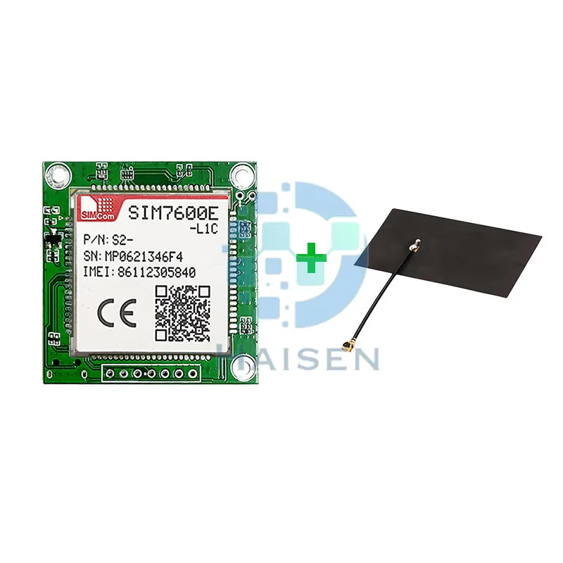 Imagem -03 - Haisen Simcom Sim7600e-l1c Placa Núcleo 4g Lte Cat1 Gnss Módulo de Placa de Desenvolvimento Modem Sim7600e-l1c Sim7600