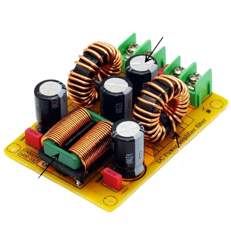 LC Low Pass Filter EMI Electromagnetic Interference EMC Automotive Audio High Frequency Filter Switching Power Supply Ripple