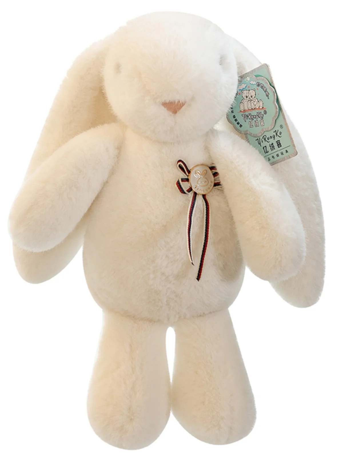 

Смягкая белая кукла-кролик с длинными ушками, игрушка для детей, канион перед сном, мягкая игрушка для девочек, курион из полипропилена, хлопковое наполнение Univer...
