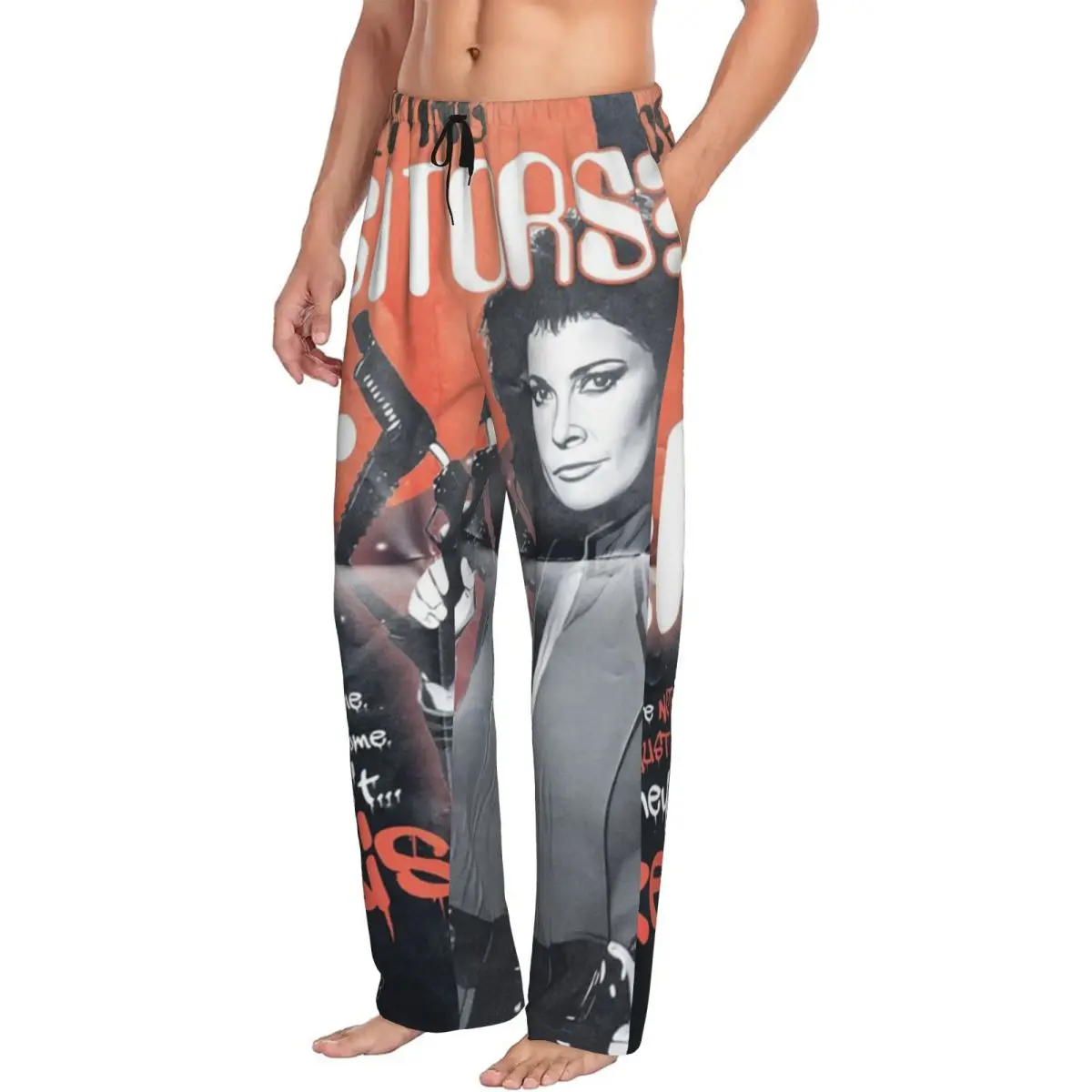 Custom V The Visitors TV Series Lockdown Men Pajama Pants Lounge Sleep Sleepwear Bottoms with Pockets