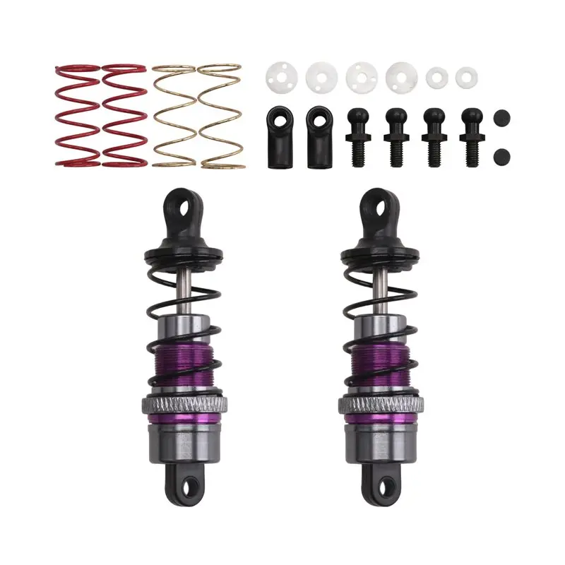 

AED2-1/10 1 пара металлических гидравлических амортизаторов, радиоуправляемый автомобиль с дистанционным управлением, плоский гоночный дрифт-автомобиль (63 мм), детали фиолетового цвета