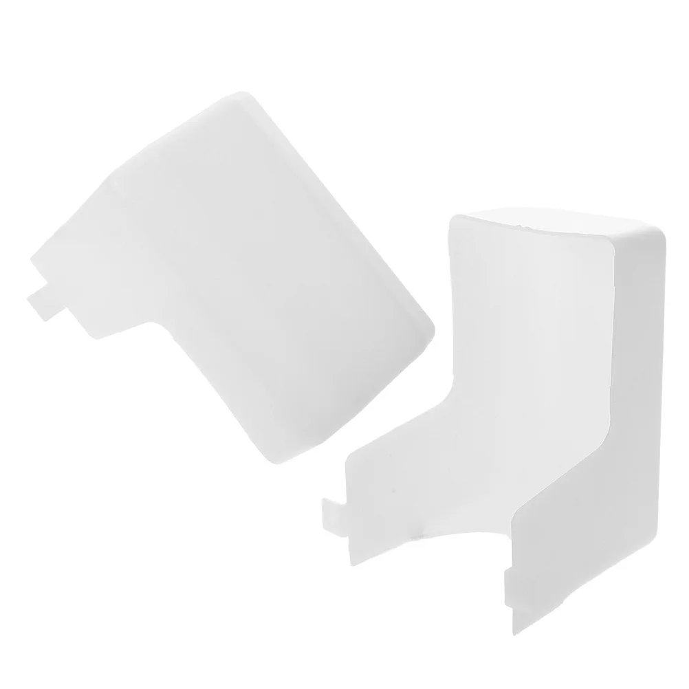 

2Pcs Kitchen Vent Hood Light Cover Shield Snap- Hood Light Fixture Cover Protector for Grease Proof Long-Lasting Elegant