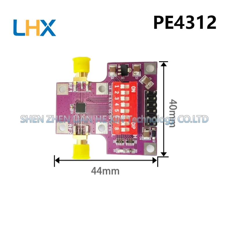 PE4312 digital RF attenuator module 4GHz bandwidth high precision adjustment 0.5dB step new