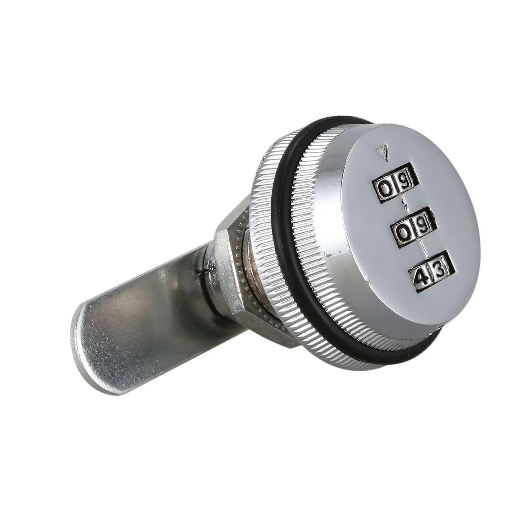 A19F-4X Alloy Code Combination Cam Lock Keyless Post Mail Box Cabinet RV 3 Dial Silver