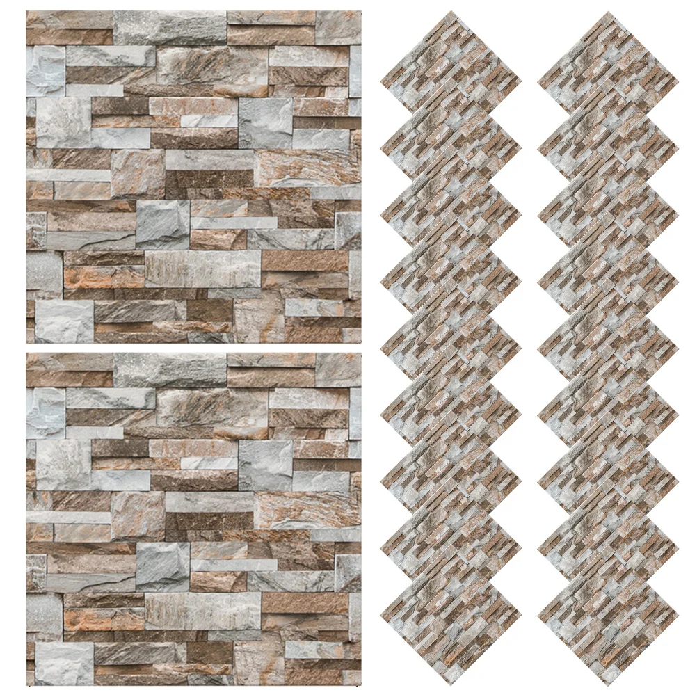 الرجعية الأزهار بلاط ملصقات قشر عصا بولي كلوريد الفينيل صور مطبوعة للحوائط للمنزل ديكور الحمام المطبخ الطابق بلاط لاصق قابل للإزالة