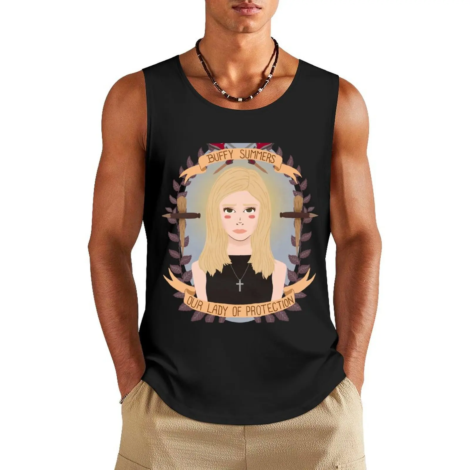 Buffy Summers Tank Top t shirt gym T-shirts men