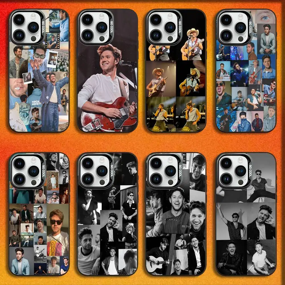 

Singer N-Niall H-Horan Phone Case For iPhone 16,15,14,13,12,11,Mini,Pro,E,MAX Black Candy Matte Shockproof Cover