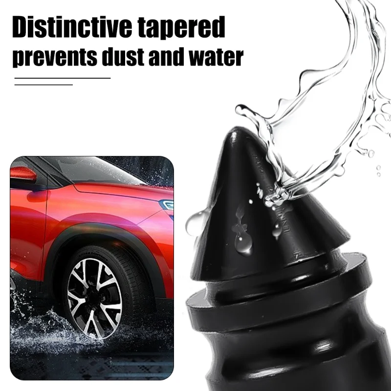 4Pcs Aluminium Alloy Valve Stem Caps Car Styling Dustproof Protective Cover Universal Auto Truck Motorcycle Tire Stem Valve Caps