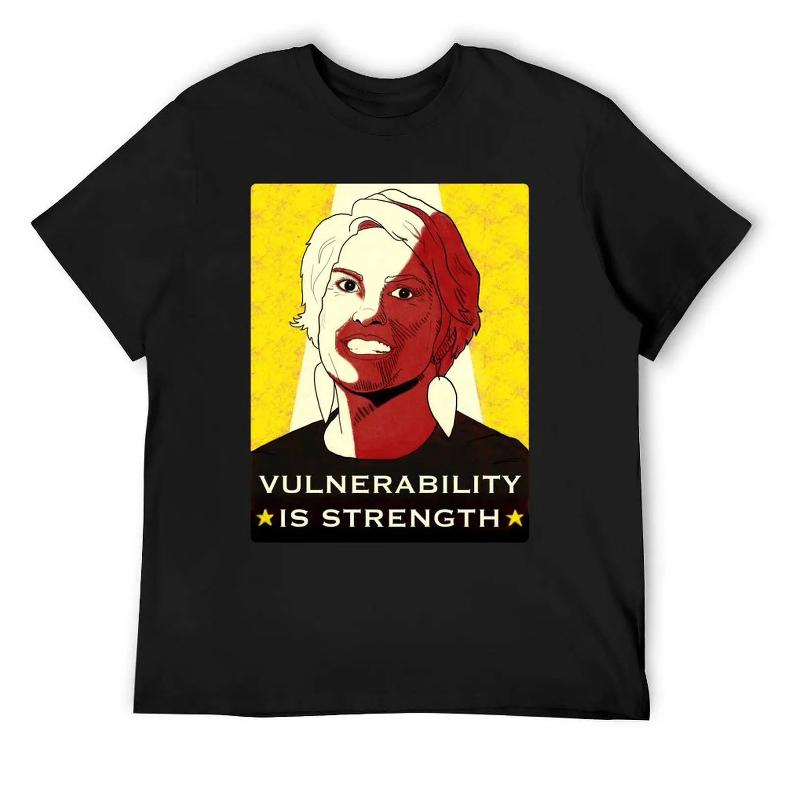 Brené Brown: Vulnerability is Strength T-Shirt vintage anime shirt hippie clothes Men's t-shirt