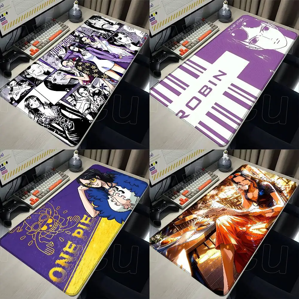 

N-Nico Robin Mouse Pad Rubber Thicken Overlock Gaming Table Mat Office Computer Keyboard Pad PC Mousepad