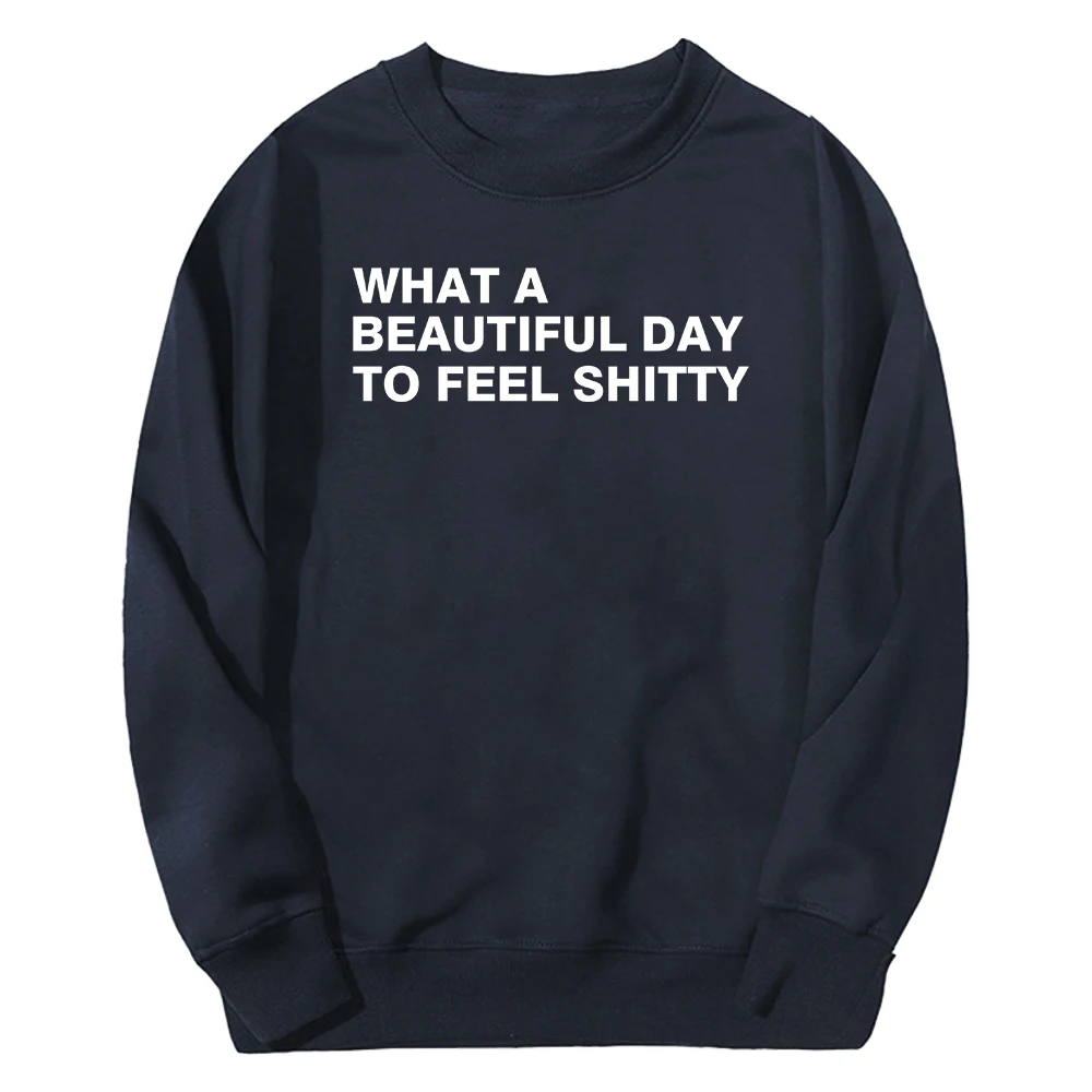 GF لورين سبنسر سميث يا ألبوم يوم جميل ميرش Crewneck كم طويل ملابس الشارع الشهير الرجال النساء البلوز بلوزات