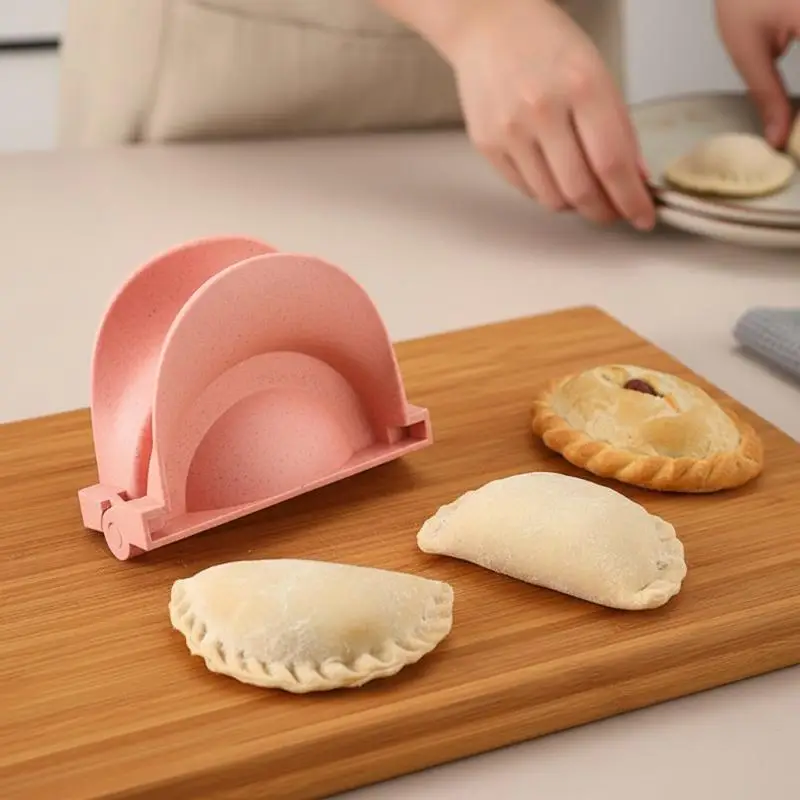Utensilios para hacer dumplings, Molde para dumplings, Pinza para moldear, Molde para hornear, Accesorios de cocina para repostería, Molde para dumplings de paja de trigo
