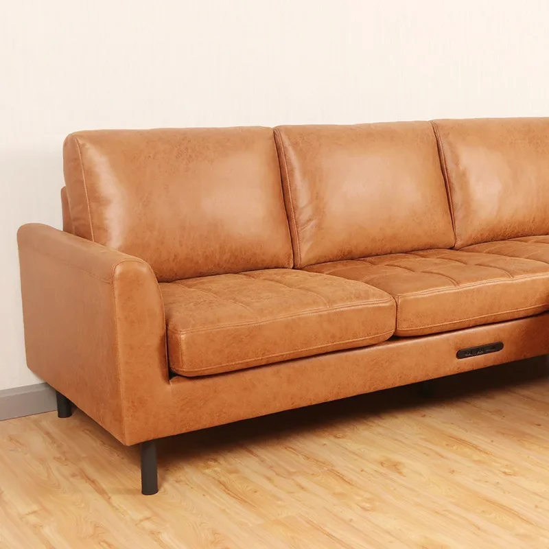 Modern simple fabric princess sofa, household solid wood sponge sofa, living room and bedroom