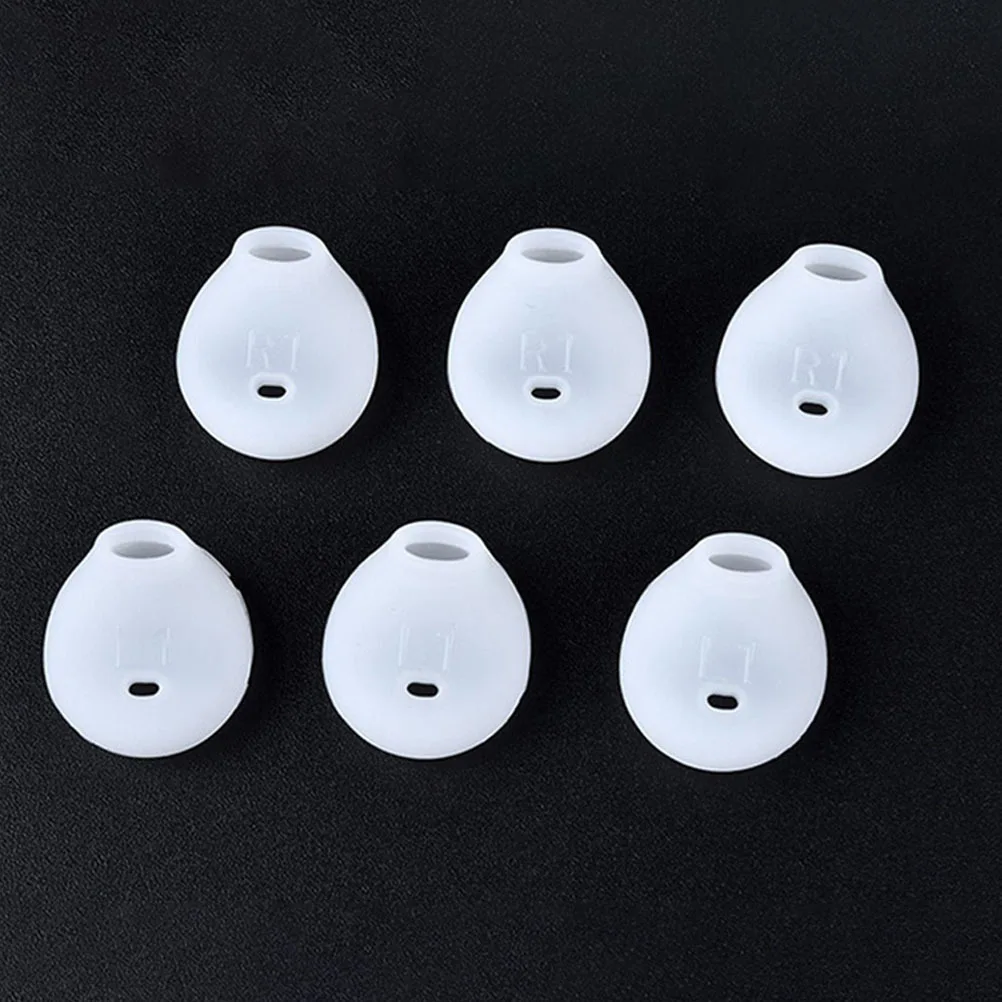 

25Pairs Silicone Earphone Caps High Elasticity Lightweight Secure Fit Replacement Earbud Covers for Sound
