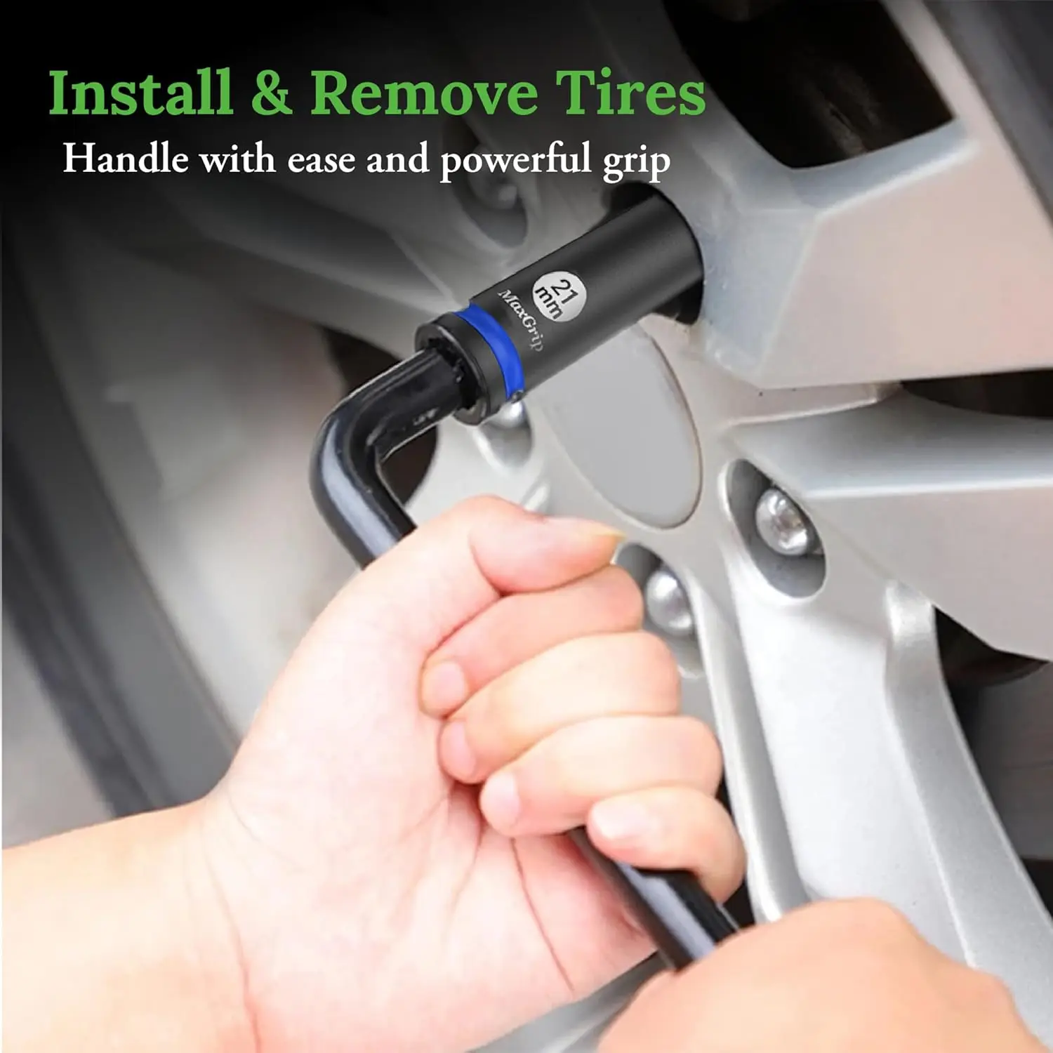 ชุดบล็อกขันน็อตแบบกระแทก 1/2 นิ้ว – 16 ชิ้น ขนาดเมตริก (8 มม.–32 มม.) – ชุดเครื่องมือช่างยนต์และช่างซ่อม