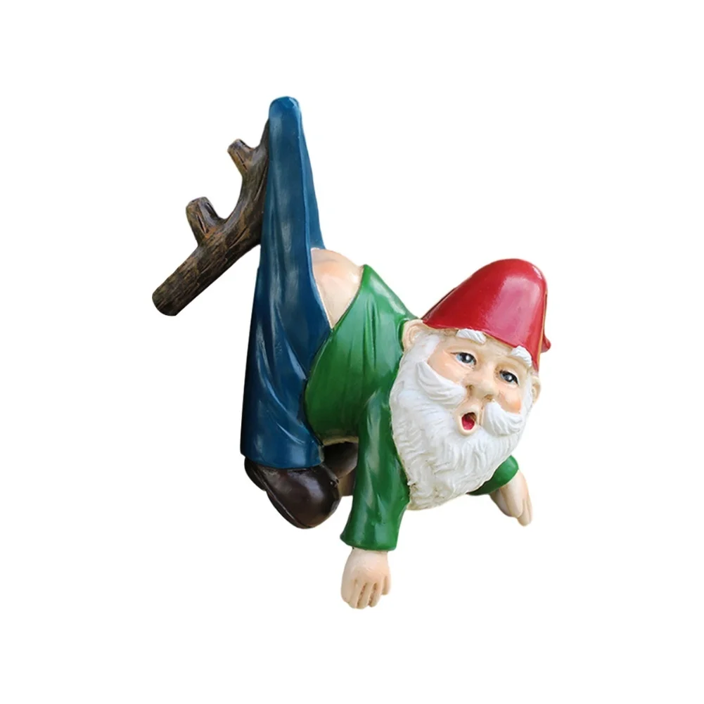 

Resin Gnome Statues Decorative Garden Ornament Outdoor Space Decor Colorful Gnome Statues Adorable Garden Gnome Figure