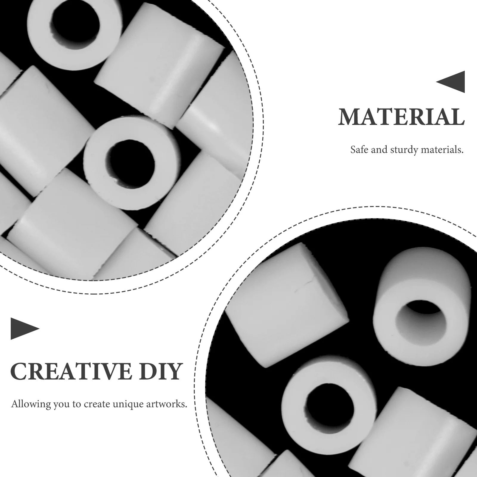 1 saco de contas de fusível de quebra-cabeça 5mm cor sólida diy artesanato kit de contas de fusão para crianças projetos criativos contas de fusível kit de contas fundidas